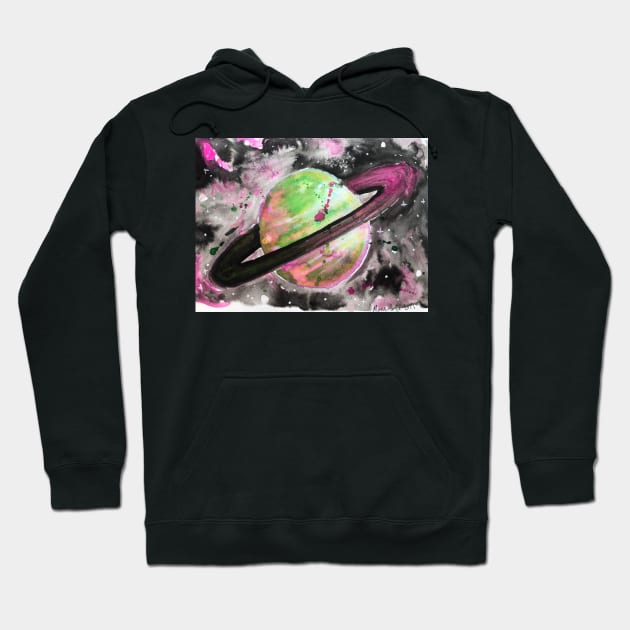 Saturn Hoodie by artmarieso